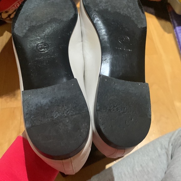 WOMENS CHANEL SIZE 41 BLACK AND WHITE LEATHER BALLET FLATS IN BOX - Picture 12 of 14